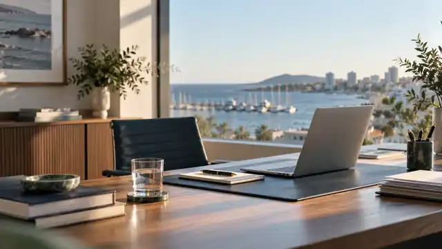 Espacio de trabajo profesional y organizado